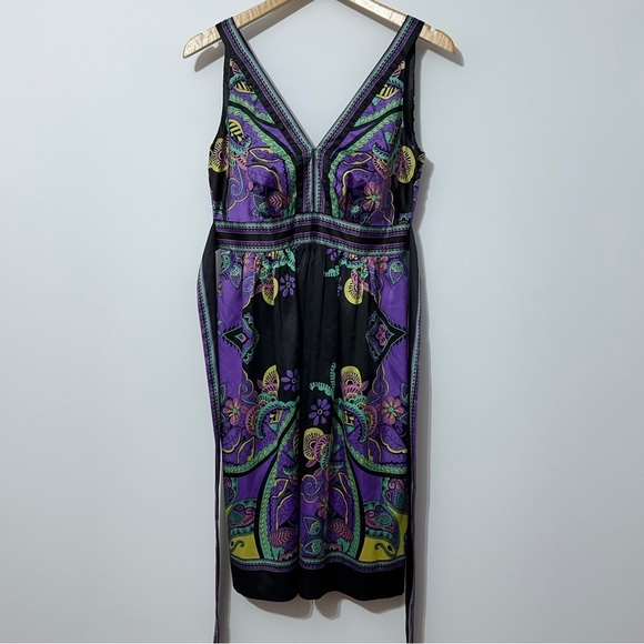 Ice Dresses & Skirts - ICE Womens Paisley Halter Neck Colorful Summer Dress